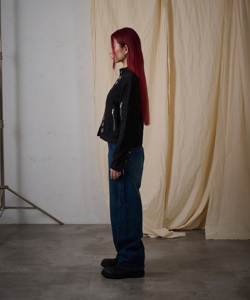 FTW コート アウター EYELET COTTON BIKER JACKET レディース メンズ