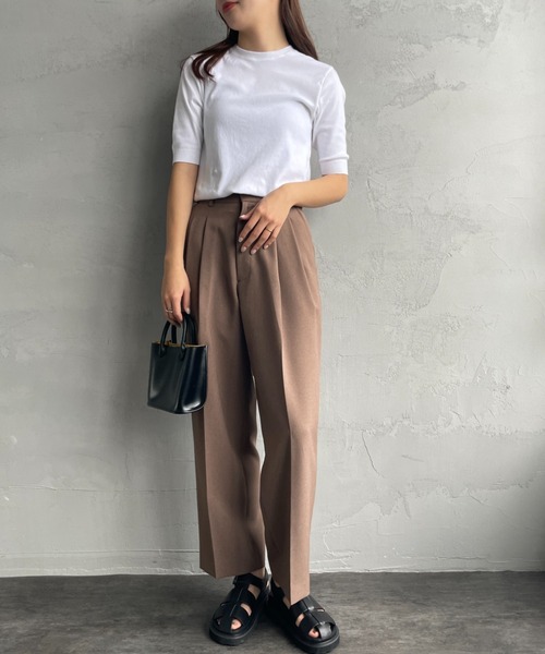 「gicipi」 半袖ニット 1 ブラック系その他 レディース_画像2