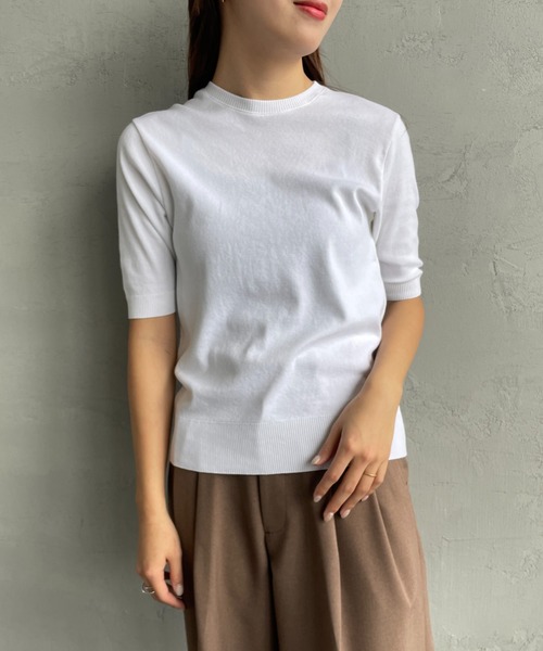 「gicipi」 半袖ニット 1 ブラック系その他 レディース_画像8