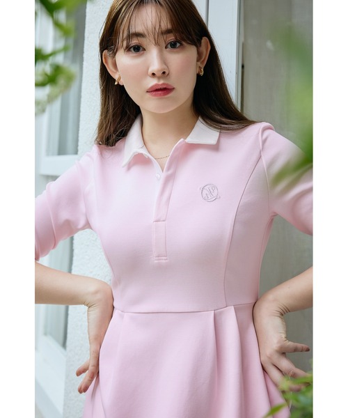 Her lip to 半袖ワンピース M ネイビー レディース : ZOZOTOWN Yahoo