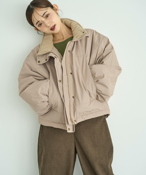 mil（ミル） ダウンコート ダウンジャケット ショート中綿ジャケット