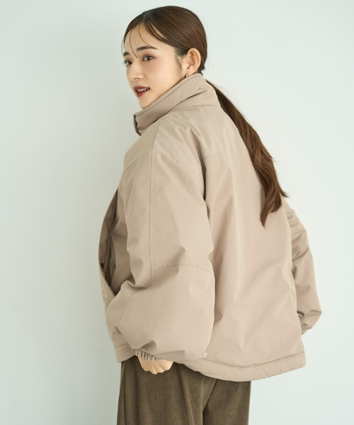 29900円　ヤマダヤ MIREPOIX ミルポア　中綿ダウン　ベージュ mil（ミル） ダウンコート ダウンジャケット ショート中綿ジャケット