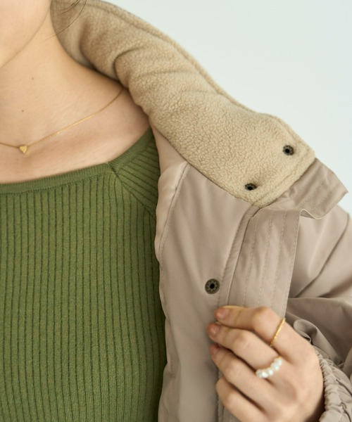 mil（ミル） ダウンコート ダウンジャケット ショート中綿ジャケット