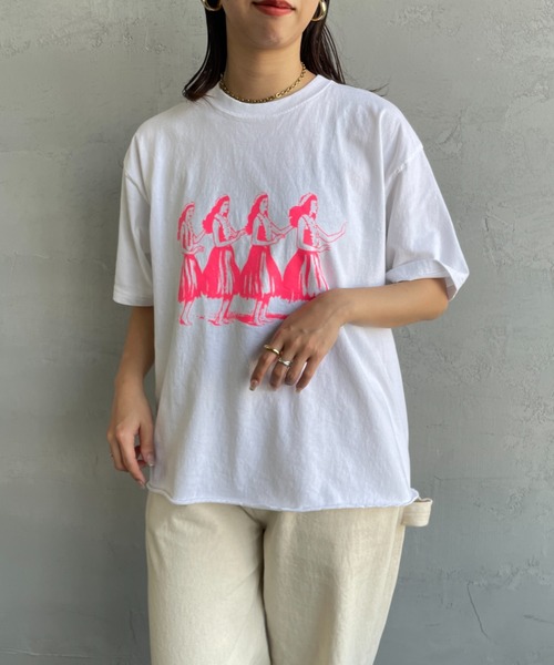 「FUNG」 半袖Tシャツ M ホワイト レディース_画像9