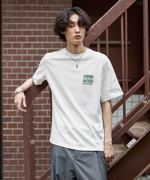 「Bleme」 半袖Tシャツ S ホワイト メンズ_画像5