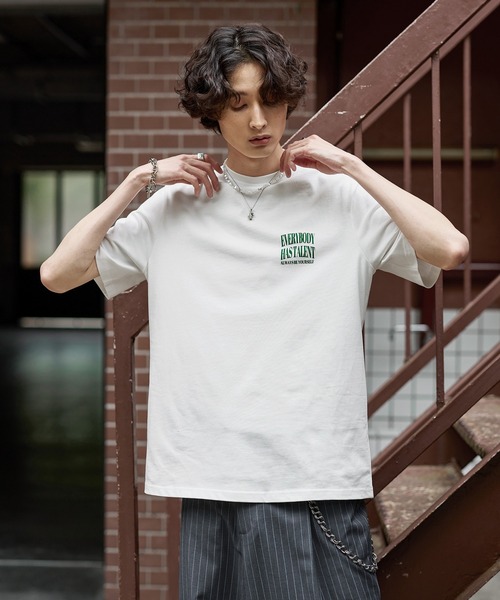 「Bleme」 半袖Tシャツ S ホワイト メンズ_画像6