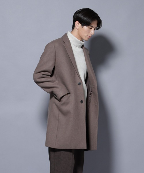 NANO universe（ナノ・ユニバース） チェスターコート コート ウール/N