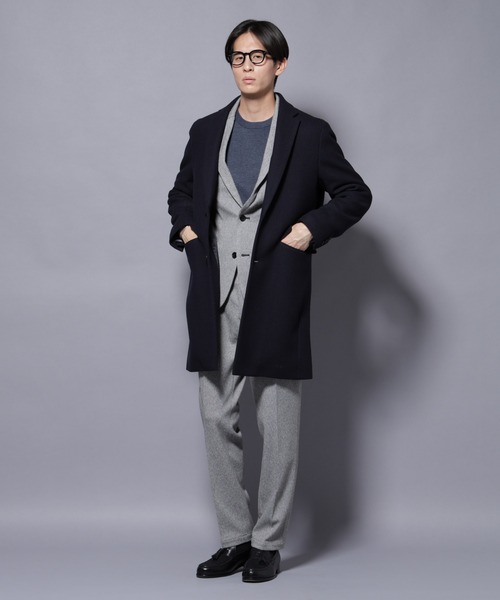 2018AW N.HOOLYWOOD 上質メルトンウール素材 チェスターコート 2018AW