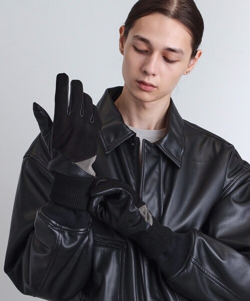 【タケル】TAKEO KIKUCHI 羊革手袋 バックル付き TAKEO KIKUCHI（タケオキクチ） 手袋 「スマホ対応」レザーグローブ