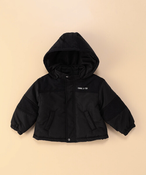 フードブルゾンブラックむこちゃん様 新色登場】DRAW CODE DOUBLE ZIP ARTIFICIAL 2WAY HOOD BLOUSON