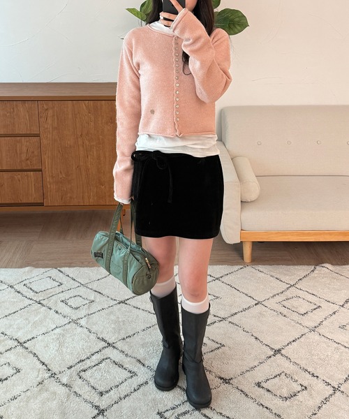 MUHET(ミュエータ) パンツ 「set item」velour corduroy skirt MUHET(ミュエータ) パンツ 「set item」velour corduroy skirt