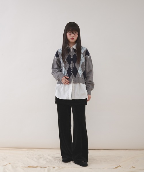 MUHET（ミュエータ） パンツ 「set item」velour corduroy skirt