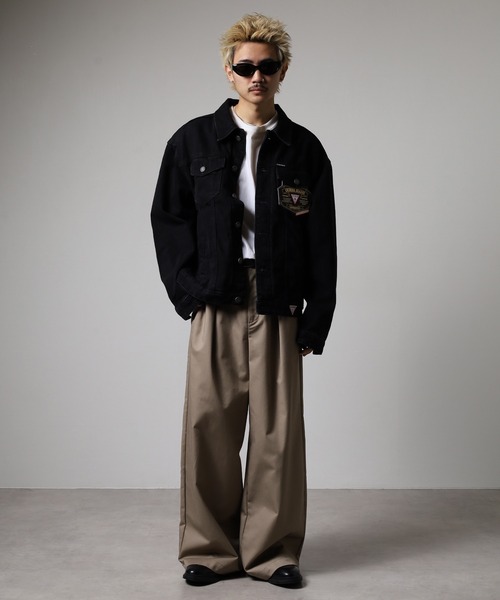 デニムジャケット gジャン GUESS JEANS GJ MENS OVERSIZE TRUCKER
