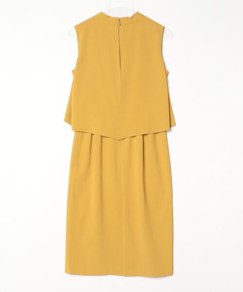 「AIMER」 ノースリーブワンピース M イエロー レディース_画像2