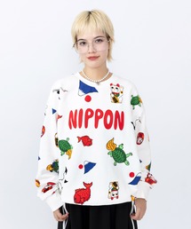 PUNYUS（プニュズ） トレーナー スウェット 「新サイズ」NIPPON総柄