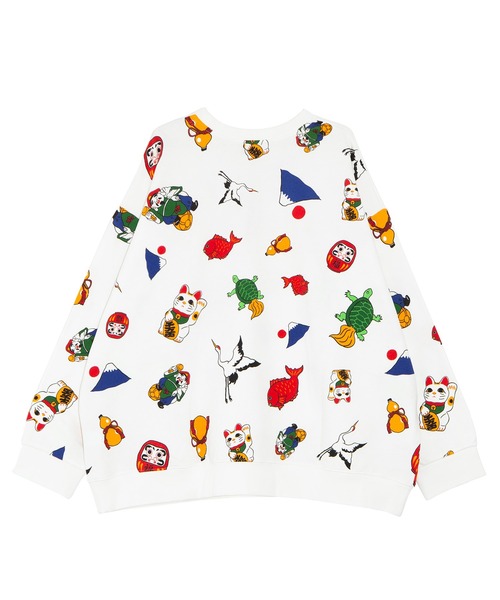 PUNYUS（プニュズ） トレーナー スウェット 「新サイズ」NIPPON総柄