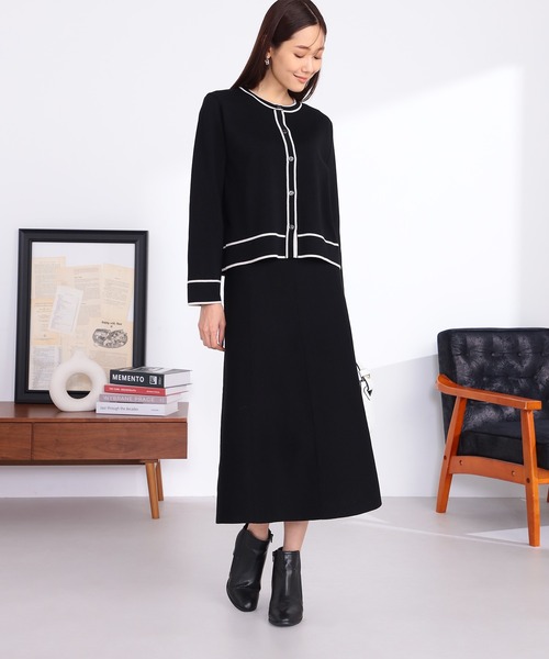 GALLORIA(ギャローリア) カーディガン 配色ニットカーディガン GALLORIA(ギャローリア) カーディガン 配色ニットカーディガン