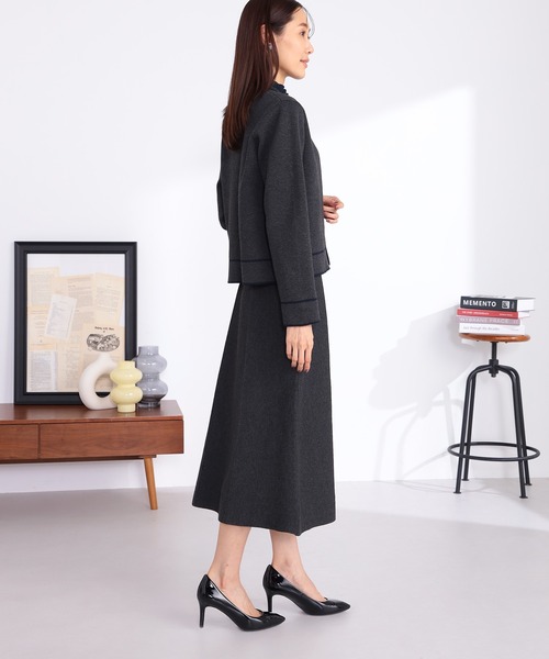 GALLORIA（ギャローリア） カーディガン 配色ニットカーディガン