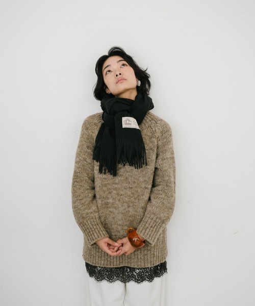 シアタープロダクツ マフラー ストール THEATRE PRODUCTS（シアタープロダクツ） マフラー ストール BROWN