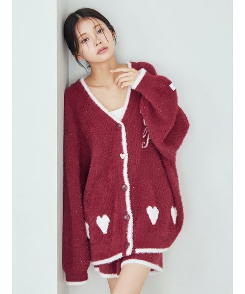 gelato pique（ジェラートピケ） パジャマ ルームウェア ラメフェザー