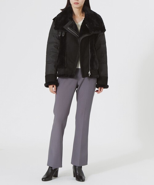 LOVELESS（ラブレス） ブルゾン アウター ファーコンビライダース