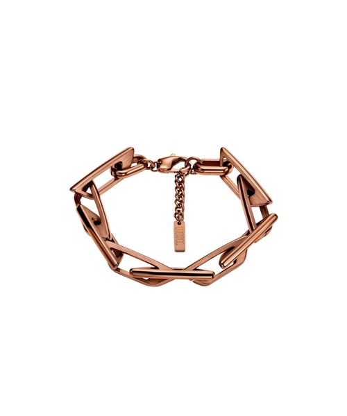 【美品】DIESEL・ディーゼル・バングル・ブレスレット・スチール DX1445 ブレスレット｜シルバー｜ウィメンズ｜DIESEL