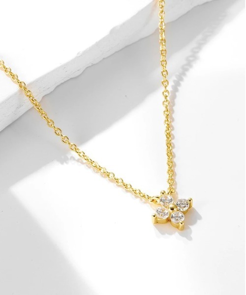 ネックレス レディース フラワー柄 ゴールド(BDS) : ZOZOTOWN Yahoo!店