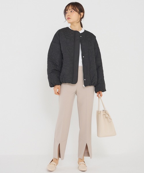 「INCEDE」 ブルゾン M オフホワイト レディース_画像8