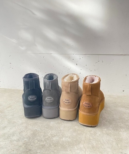 EMU Australia（エミュ オーストラリア） ムートンブーツ 7 ブラック