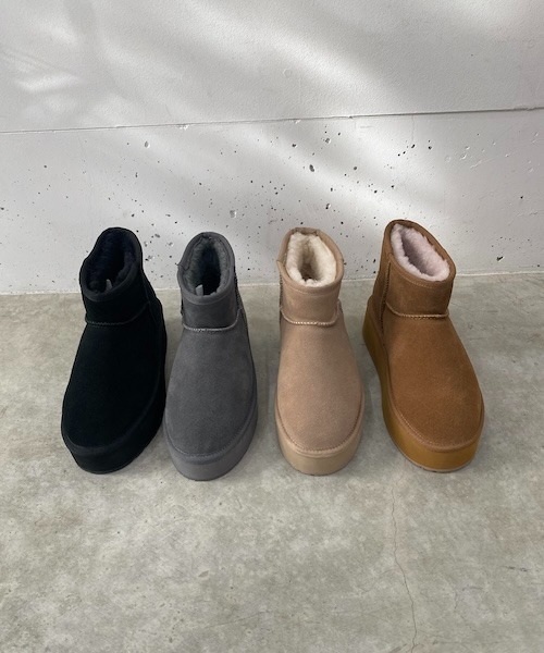 EMU Australia（エミュ オーストラリア） ムートンブーツ 7 ブラック