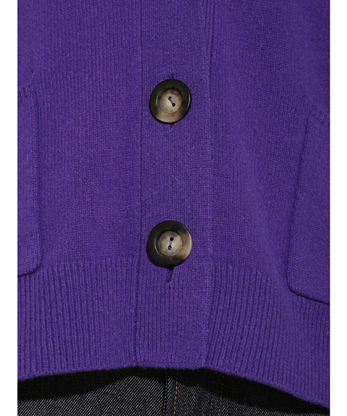 「Mila Owen」 ニットカーディガン 0 グレー レディース_画像6