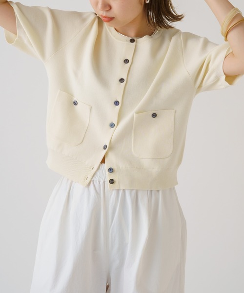 「Omekashi」 ニットカーディガン FREE ブラック レディース_画像3