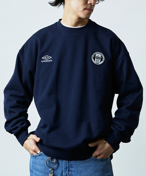 Umbro ネイビー ジャージ Lサイズ　アイルランド　スウェット umbro（アンブロ） スウェットカットソー LARGE ネイビー メンズ