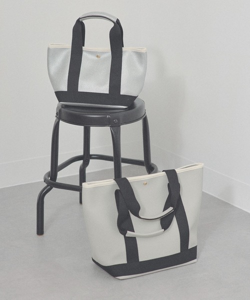 「MAISON BREEZE」 トートバッグ FREE グレイッシュベージュ レディース_画像4