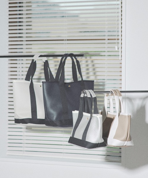 「MAISON BREEZE」 トートバッグ FREE グレイッシュベージュ レディース_画像5