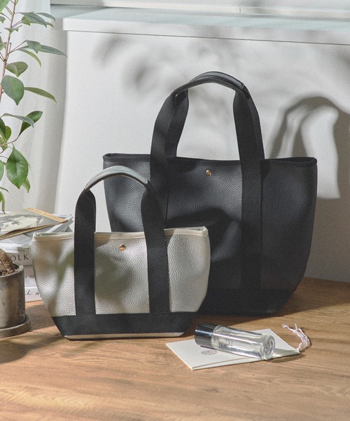 「MAISON BREEZE」 トートバッグ FREE グレイッシュベージュ レディース_画像8