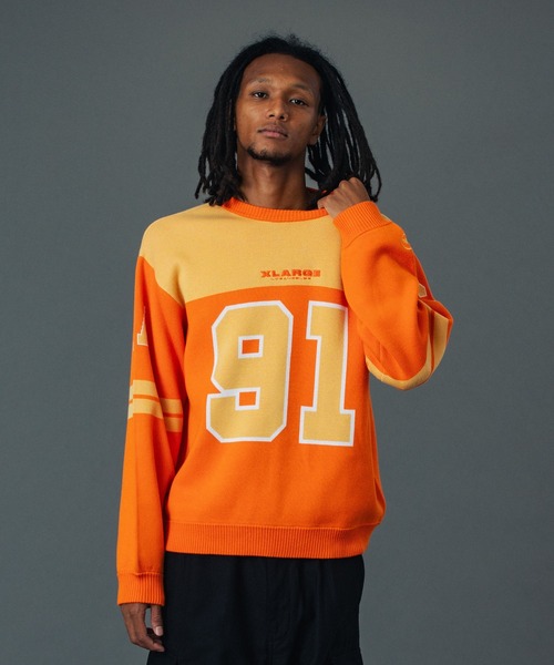 XLARGE（エクストラ ラージ） セーター ニット FOOTBALL SWEATER