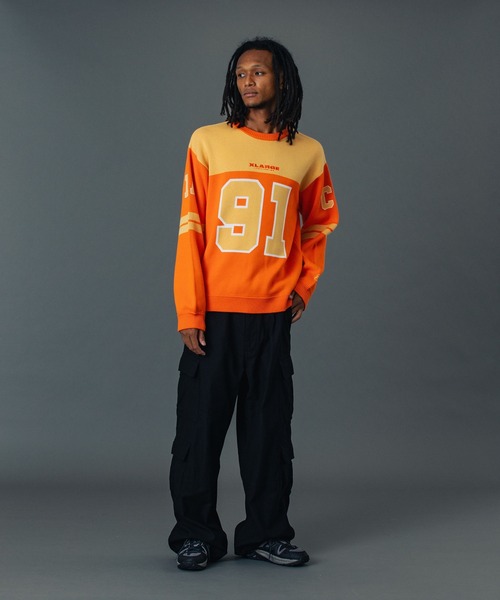 XLARGE（エクストラ ラージ） セーター ニット FOOTBALL SWEATER