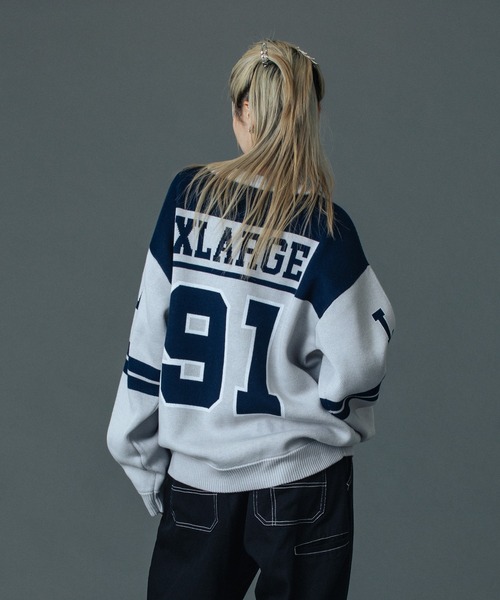 XLARGE（エクストラ ラージ） セーター ニット FOOTBALL SWEATER
