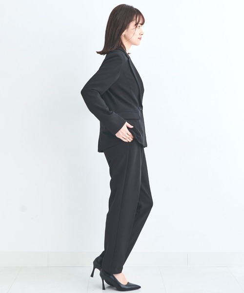 「DRESS LAB」 パンツスーツ M グレイッシュベージュ レディース_画像8