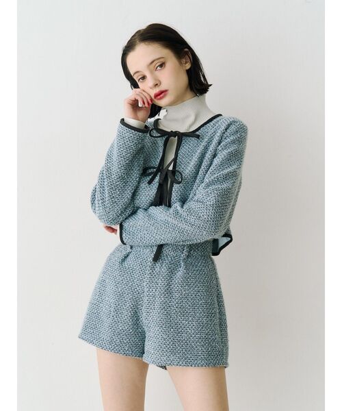 jouetie（ジュエティ） パンツ コンパクトツイードショーパン