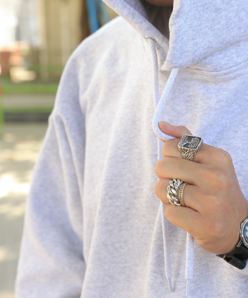 「WAIPER.inc」 プルオーバーパーカー X-LARGE カーキ メンズ_画像5