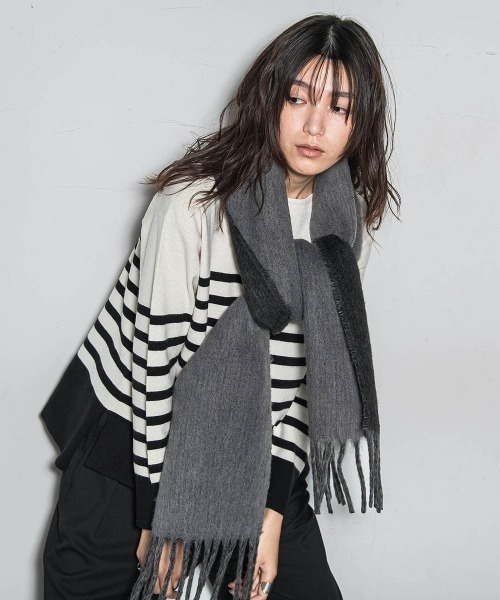 MAYSON GREY（メイソングレイ） マフラー ストール リバーシブル