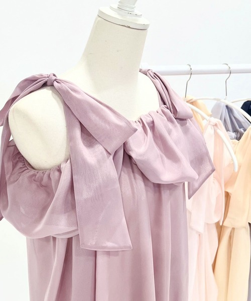 「DearMyLoveRose」 長袖ワンピース MEDIUM ブラック レディース_画像4