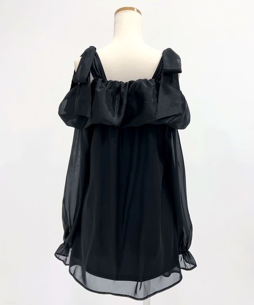 「DearMyLoveRose」 長袖ワンピース MEDIUM ブラック レディース_画像7