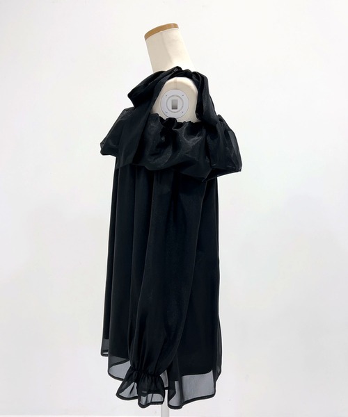 「DearMyLoveRose」 長袖ワンピース MEDIUM ブラック レディース_画像8