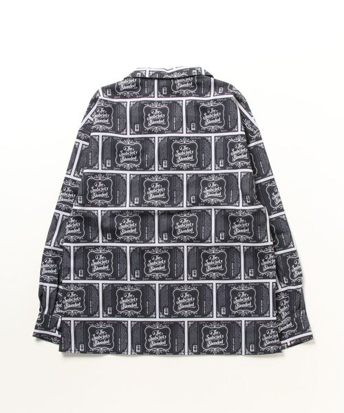 「Subciety」 長袖シャツ LARGE ブラック メンズ_画像2