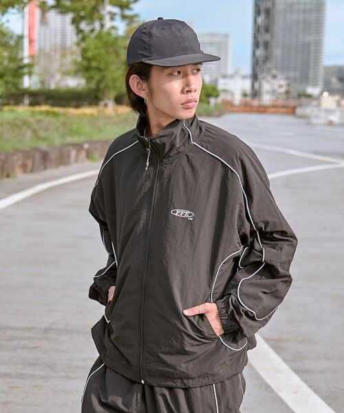 「FFEIN」 ナイロンブルゾン MEDIUM ネイビー メンズ_画像7