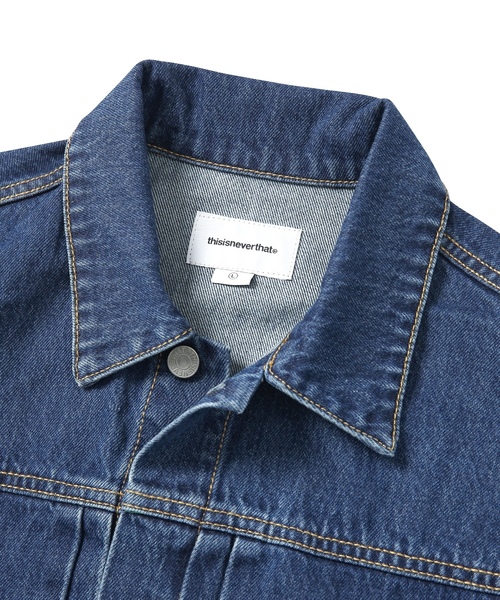 「thisisneverthat」 デニムジャケット S ライトインディゴブルー メンズ_画像8
