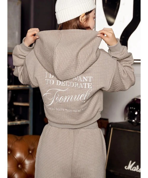 「Darich」 プルオーバーパーカー FREE ホワイト レディース_画像2